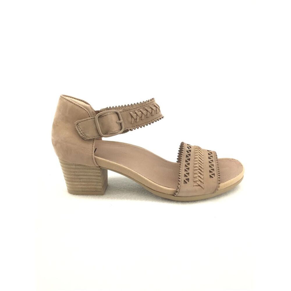 EARTH Women’s Dark Blush Ivy Seneca Heeled Sandals Size 7.5